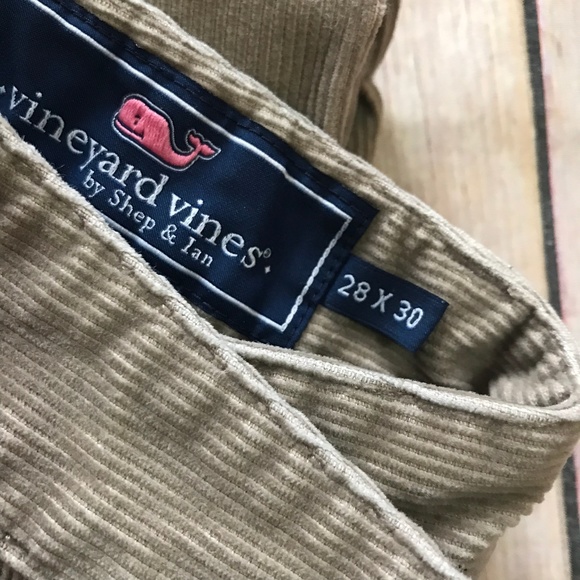 Vineyard Vines Corduroy Pants 5 Pocket Khaki 28 - Picture 3 of 5